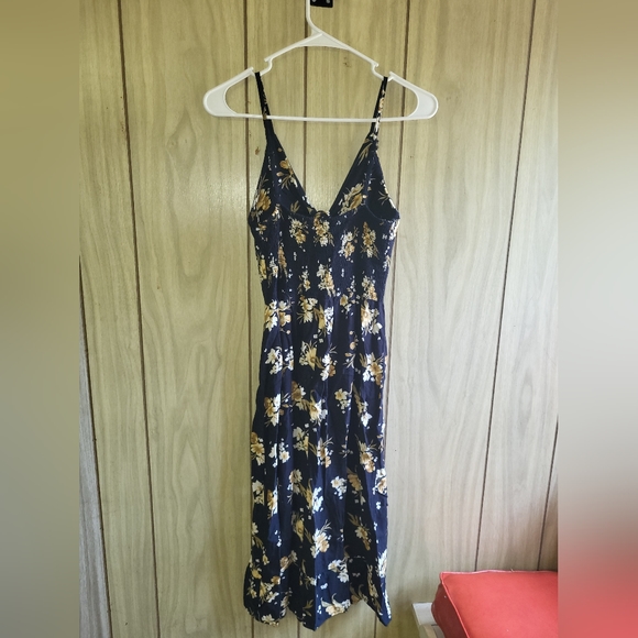 Womens Midi Floral Flowy Sundress - Picture 3 of 6